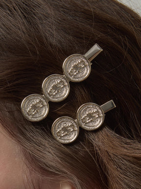 MUKTANK×SUN HUNTER Double /Triple Iris Coin Hair Clip
