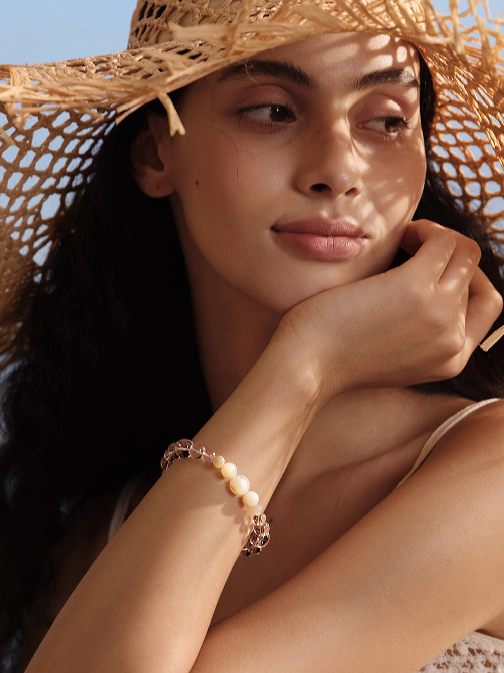 MUKTANK×SUN HUNTER“Fleeting Light”Luminous Cocoon Crystal Bracelet