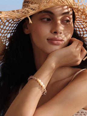 MUKTANK×SUN HUNTER“Fleeting Light”Luminous Cocoon Crystal Bracelet