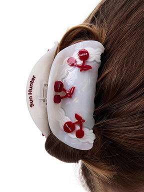 MUKTANK×SUN HUNTER Cherry Cake Hair Clip
