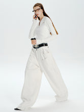 MUKTANK×MODULER Waist-Paneled Heavy-Duty Oversized Jeans