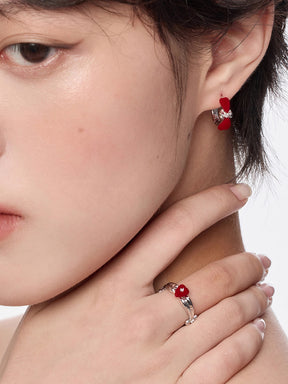 MUKTANK×SUN HUNTER Velvet Heart Ring