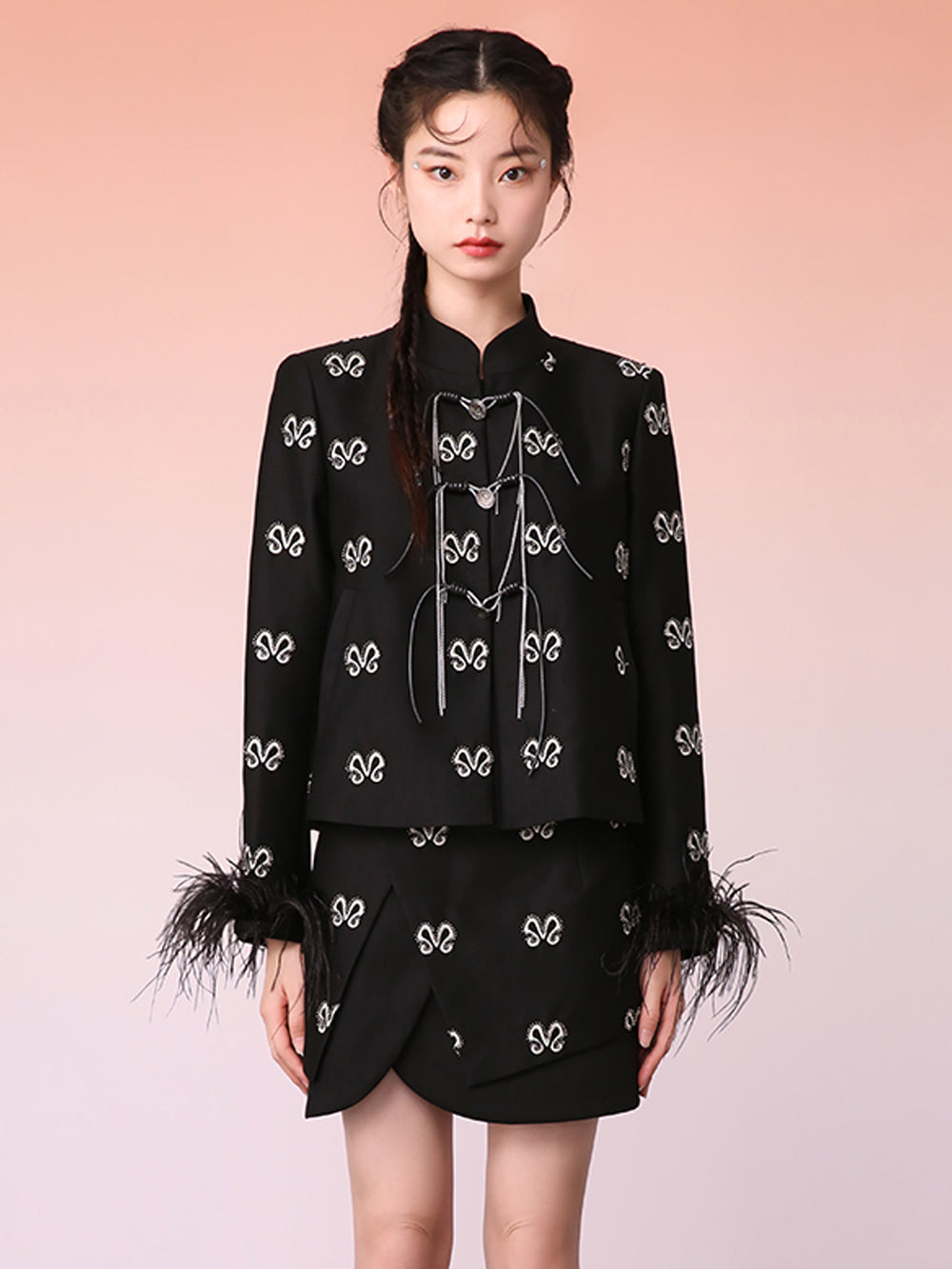 MUKZIN Original Chinese Style Black Classic Durable All-match Coat