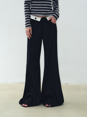 MUKTANK X WESAME Flared Wide-leg Trousers