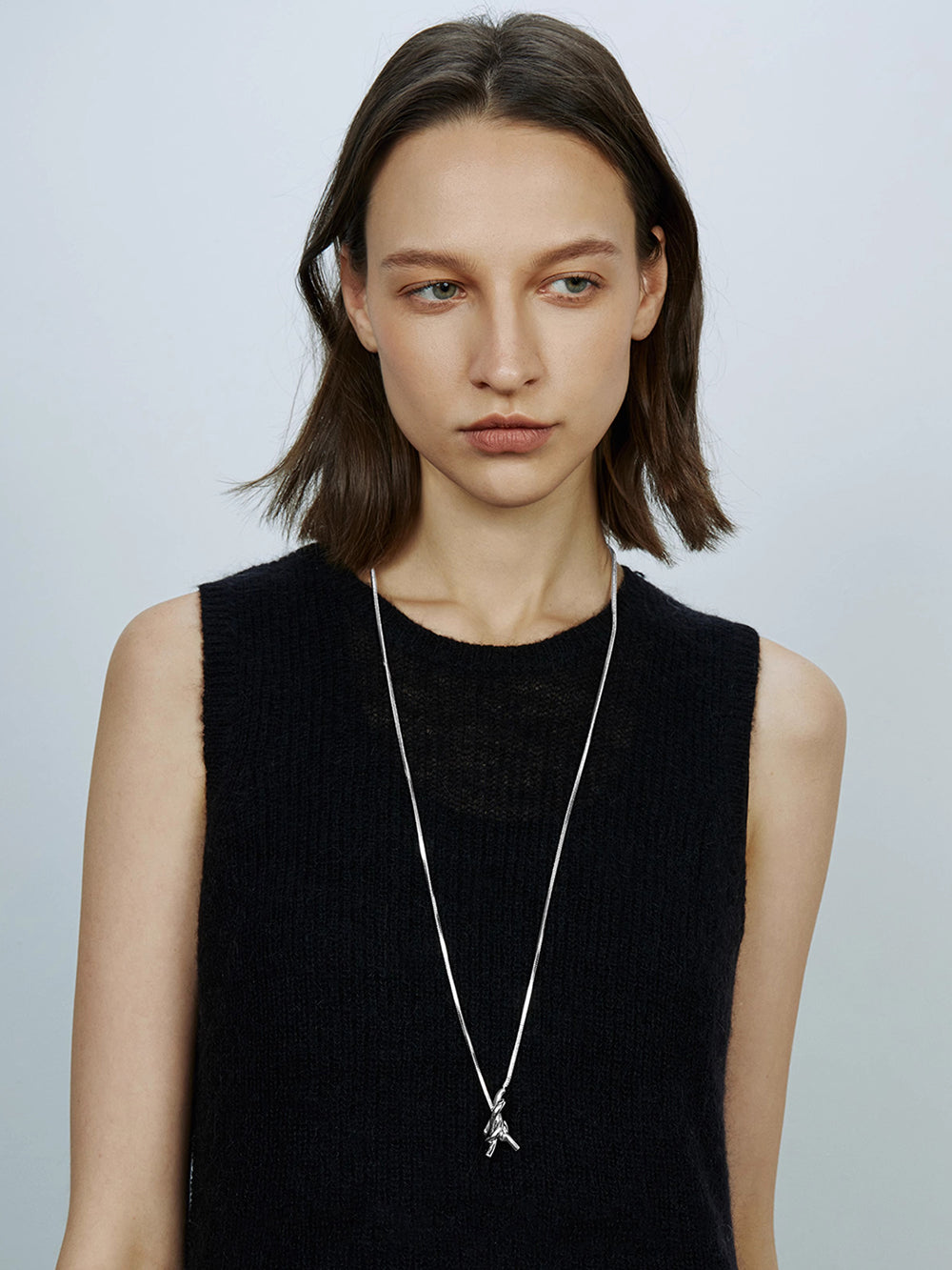 MUKTANK×SUN HUNTER Knot Drawstring Necklace
