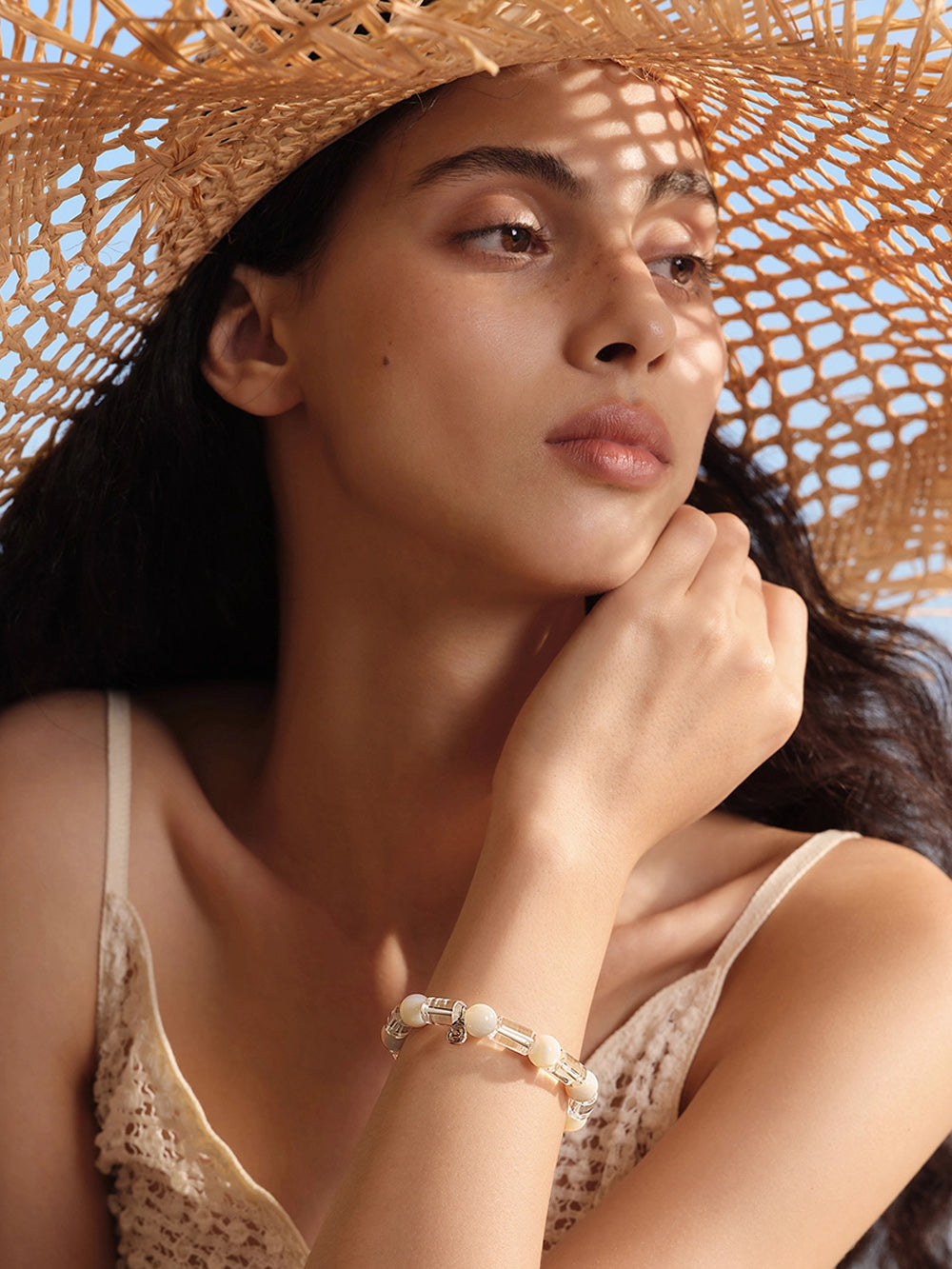 MUKTANK×SUN HUNTER“Fleeting Light”Mermaid's Tear Crystal Bracelet