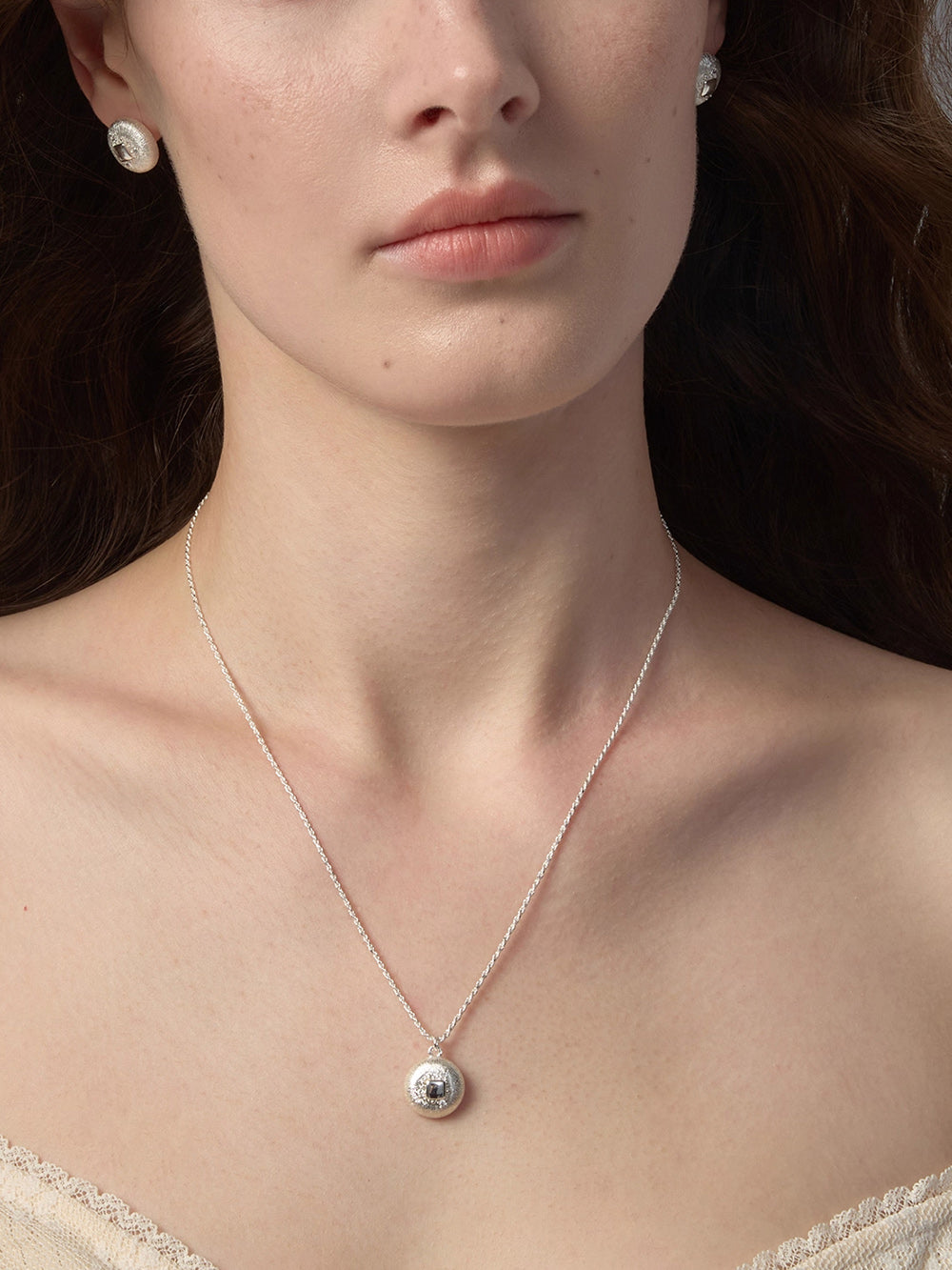 MUKTANK×SUN HUNTER Round Brushed Necklace