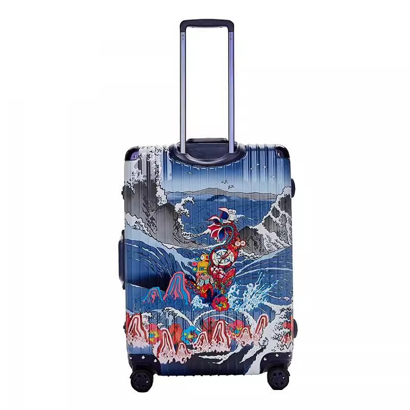 MUKZIN Printed suitcase