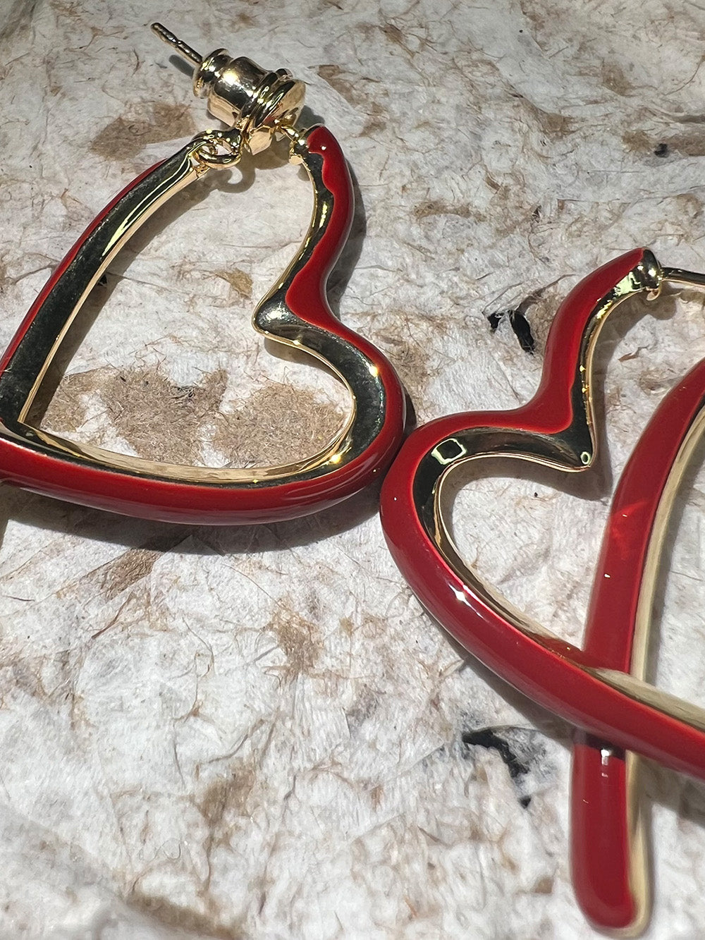 MUKTANK Heart Elf Earrings