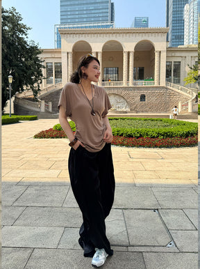 MUKZIN“Capsule Collection”Slimming elegant T-shirt