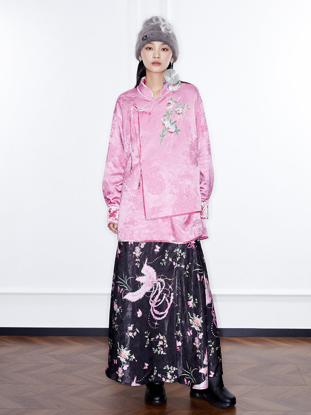 MUKZIN  Linglong  “Linglongzi”Chinese-style Jacquard Shirt