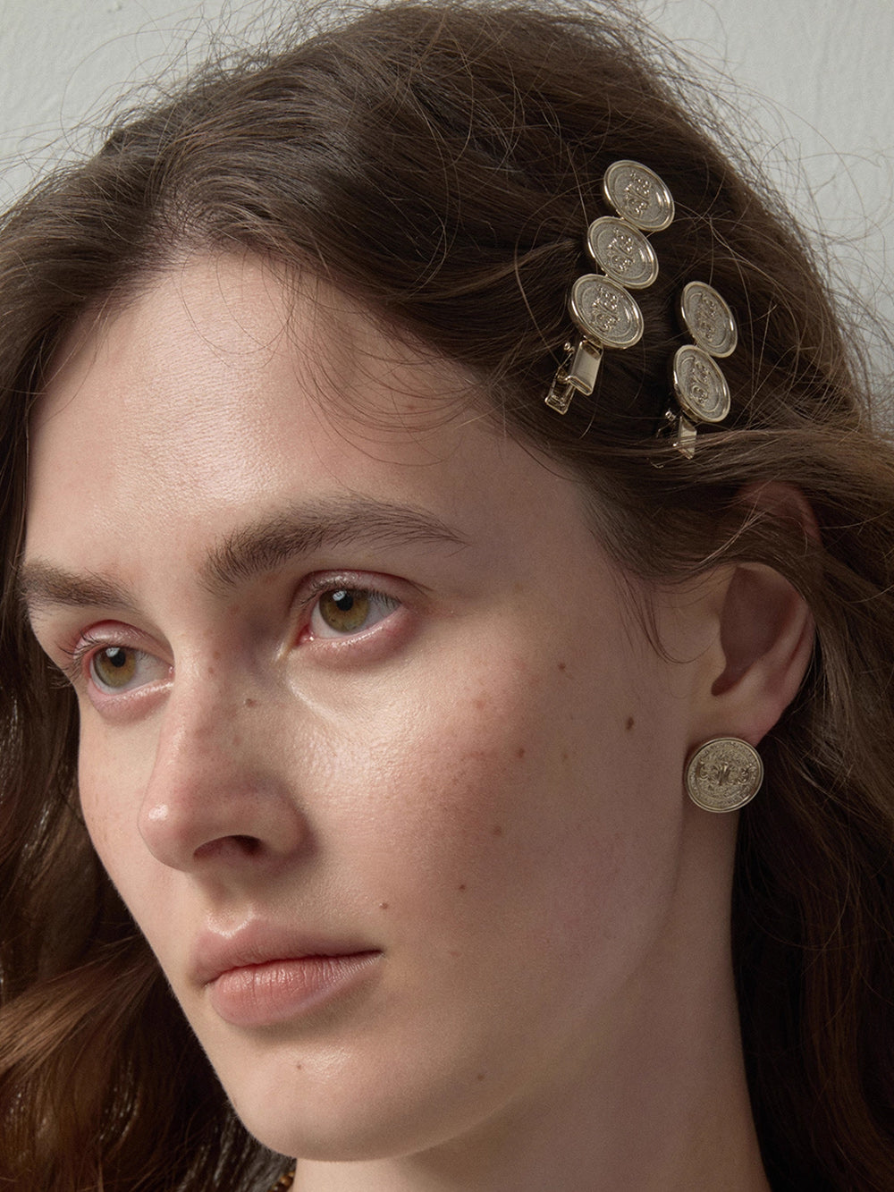 MUKTANK×SUN HUNTER Double /Triple Iris Coin Hair Clip