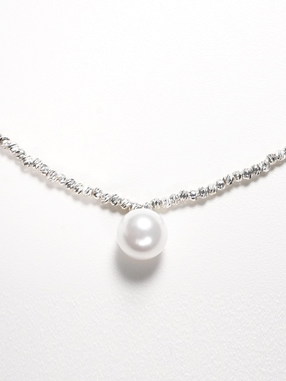 MUKTANK Chip Silver Single Bead Pendant