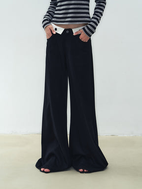 MUKTANK X WESAME Flared Wide-leg Trousers