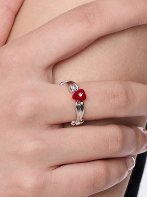 MUKTANK×SUN HUNTER Velvet Heart Ring