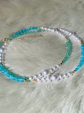 MUKTANK Blue Sea and Sky Necklace