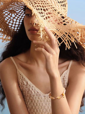 MUKTANK×SUN HUNTER“Fleeting Light”Sunset Crystal Bracelet