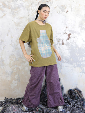 MUKTANK × COOLOTHES Loose Fitting Work Paratrooper Pants