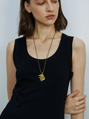 MUKTANK×SUN HUNTER Elephant Comb Necklace