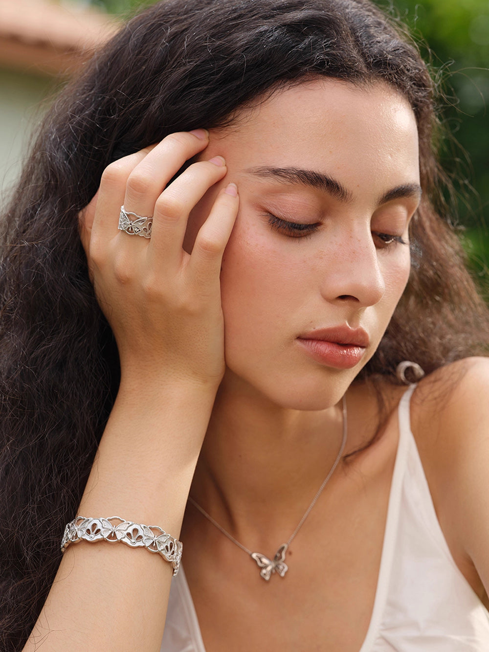 MUKTANK×SUN HUNTER “Emergence”Lace Butterfly Bracelet