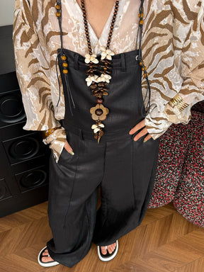 MUKZIN“Capsule Collection”New Chinese-style suspender pants