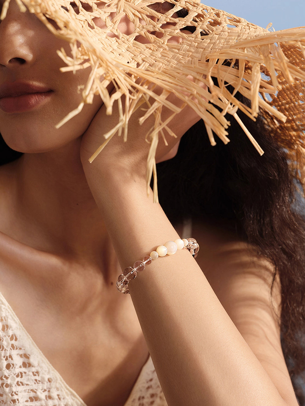 MUKTANK×SUN HUNTER“Fleeting Light”Luminous Cocoon Crystal Bracelet