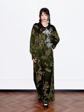 MUKZIN“Capsule Collection”Vintage Loose Long-Sleeve Chinese-Style Shirt