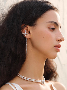 MUKTANK×SUN HUNTER “Emergence”Lace Butterfly Ear Cuff