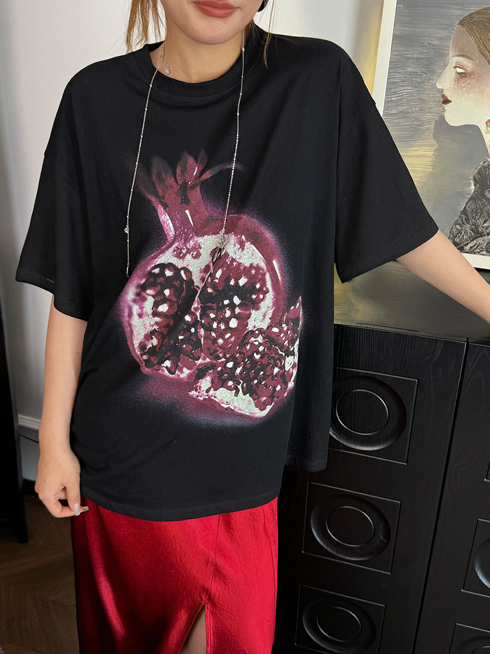 MUKZIN“Capsule Collection”Cartoon Fruit Jelly Pattern T-Shirt