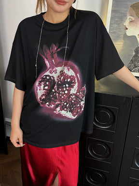 MUKZIN“Capsule Collection”Cartoon Fruit Jelly Pattern T-Shirt
