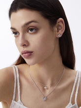 MUKTANK×SUN HUNTERDouble-layer lace heart lock necklace