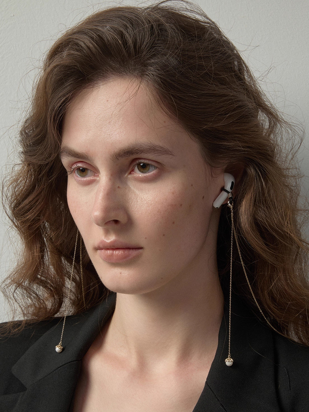 MUKTANK×SUN HUNTER Vintage Faux Pearl Eyeglass Chain