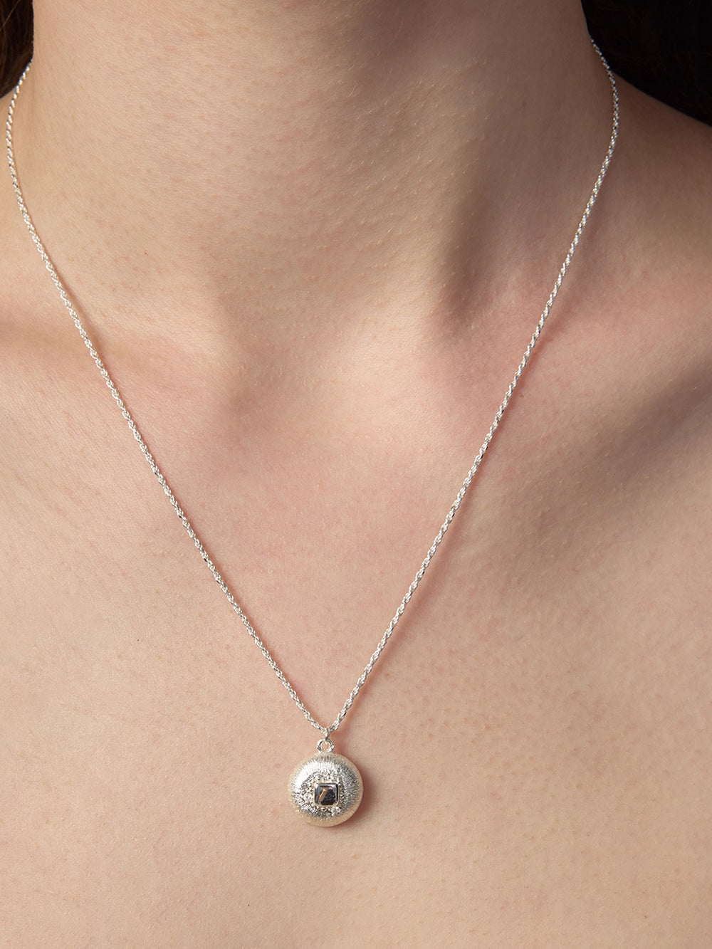 MUKTANK×SUN HUNTER Round Brushed Necklace