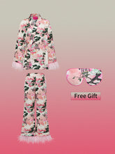 MUKZIN New Pajama Set Retro Style Print Comfortable