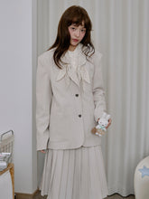 MUKTANK×LOUMUTAKU Polka Dot Bow Collar Set (Midi Skirt Included)