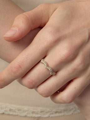 MUKTANK×SUN HUNTER Wavy Wire-Wrapped Ring - S925 Silver
