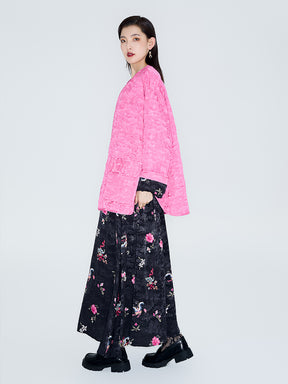 MUKZIN Linglong "Shaking plum shadows" Improved Cotton Coat