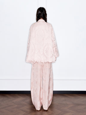 MUKZIN“The Sequence of Deer's Call”New Chinese Style Jacquard Loose Down Jacket