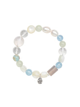 MUKTANK×SUN HUNTER“Fleeting Light”Aquamarine Moonlight Crystal Bracelet
