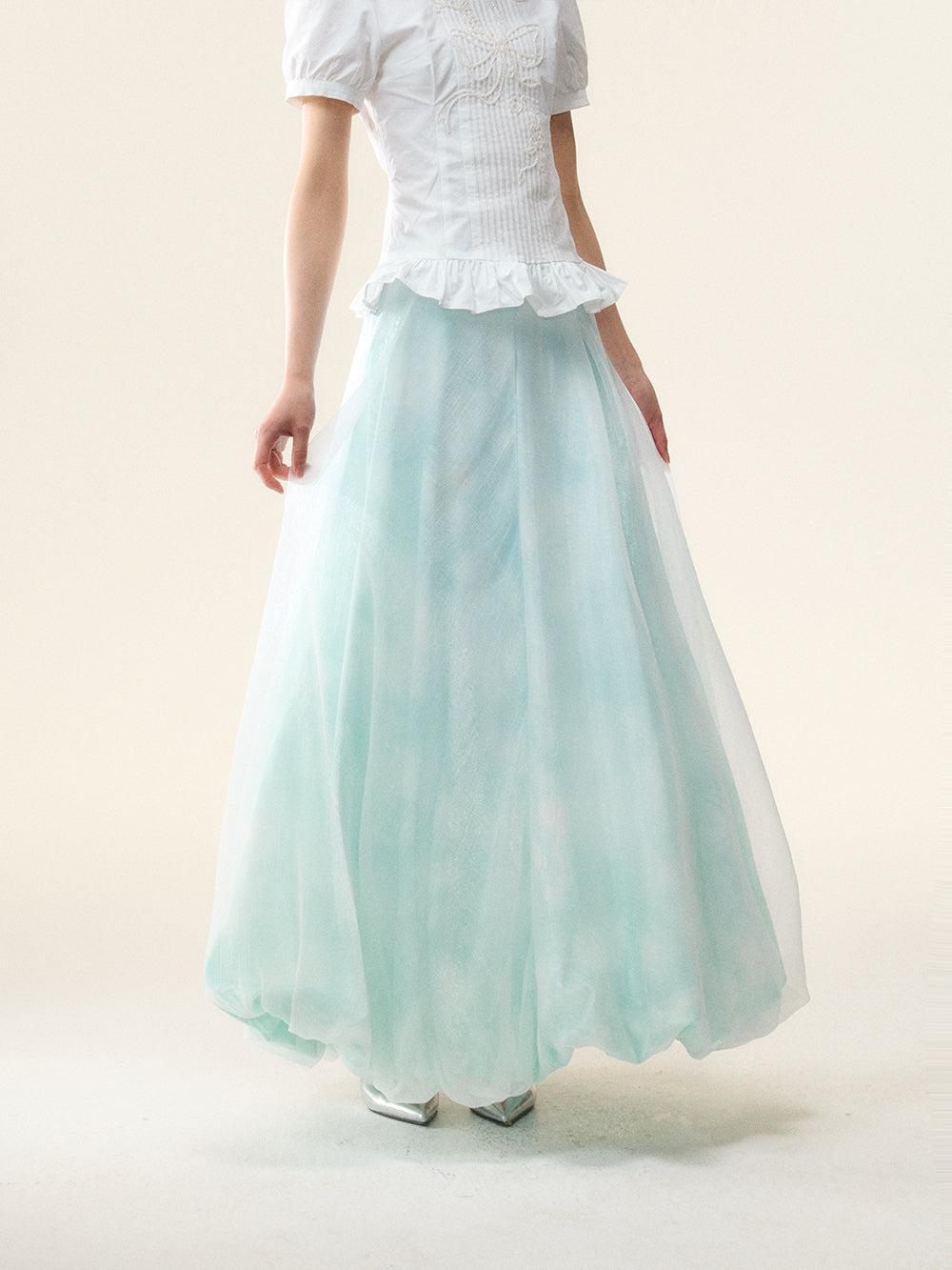 MUKTANK×LOUMUTAKU Bud-shaped Skirt like the Lost Pearl in the Vast Sea