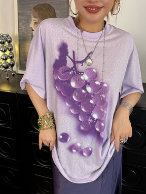 MUKZIN“Capsule Collection”Cartoon Fruit Jelly Pattern T-Shirt