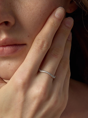 MUKTANK×SUN HUNTER Basic Wire-Wrapped Ring - S925 Silver