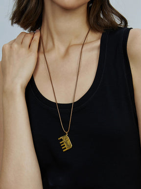 MUKTANK×SUN HUNTER Elephant Comb Necklace