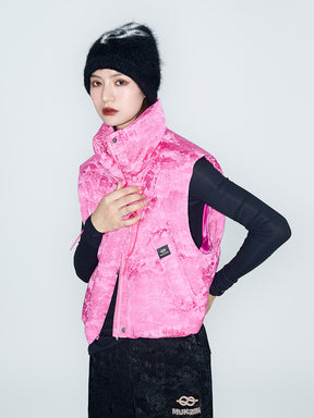 MUKZIN Linglong "Orchid Pavilion" Short-style Design Down Vest