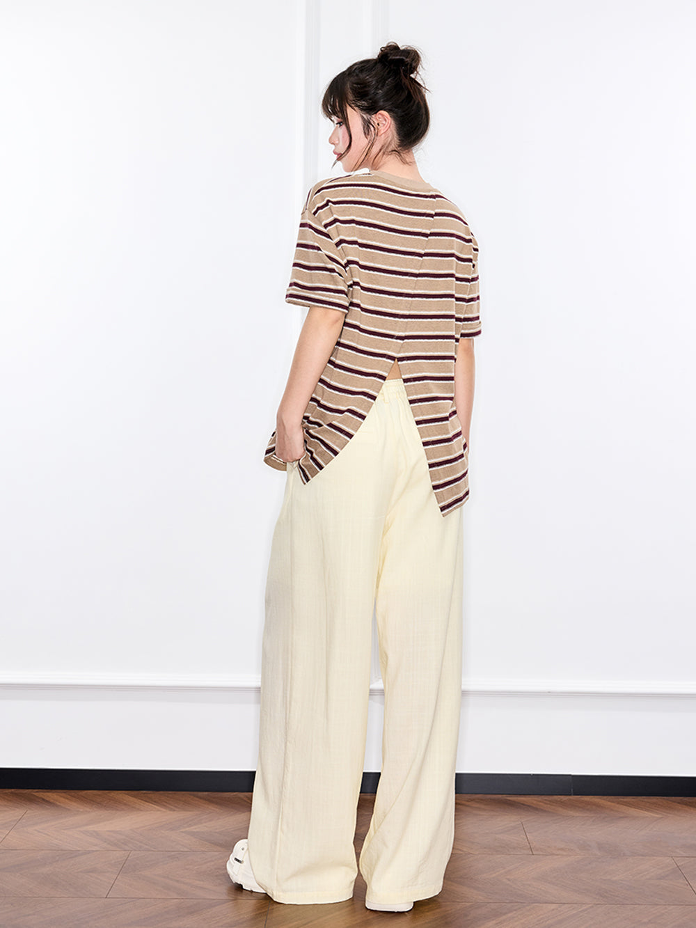 MUKZIN “Ode to the New Summer”Light Yellow New Chinese-style Trousers