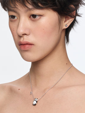MUKTANK×SUN HUNTER Suspender Panda Simple Necklace