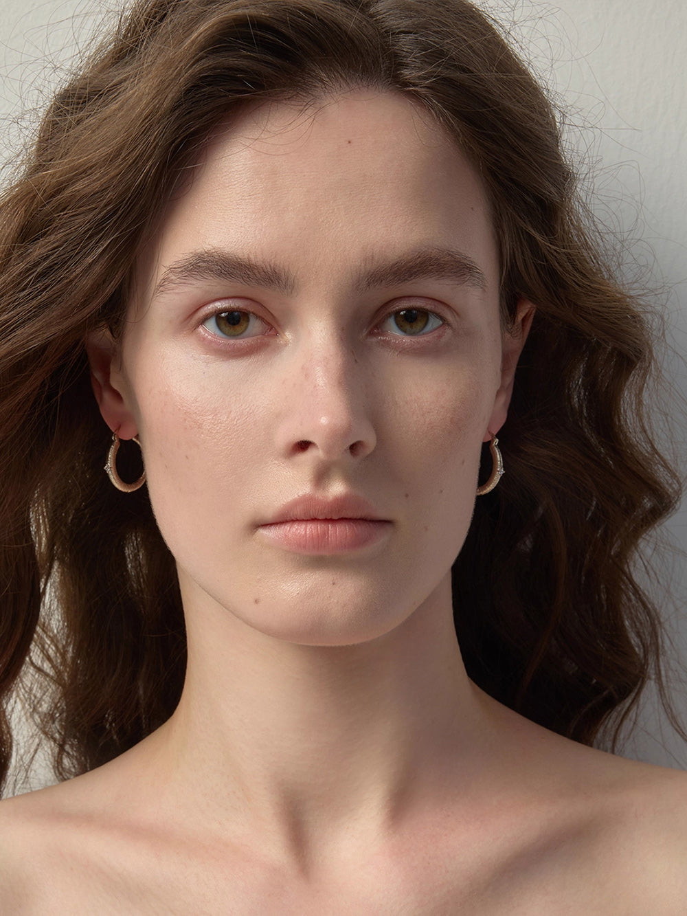 MUKTANK×SUN HUNTER Small-Sized Brushed Huggie Earrings