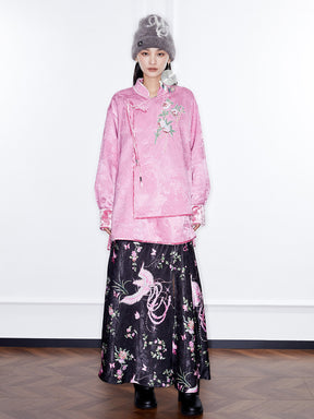 MUKZIN  Linglong  “Linglongzi”Chinese-style Jacquard Shirt