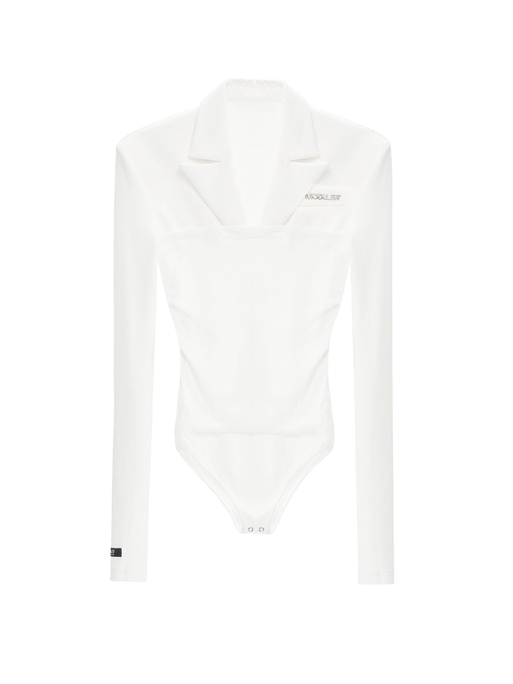 MUKTANK×MODULER Slim-Fit "Paper-Doll" Knit-Blend Blazer