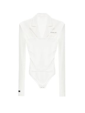 MUKTANK×MODULER Slim-Fit "Paper-Doll" Knit-Blend Blazer